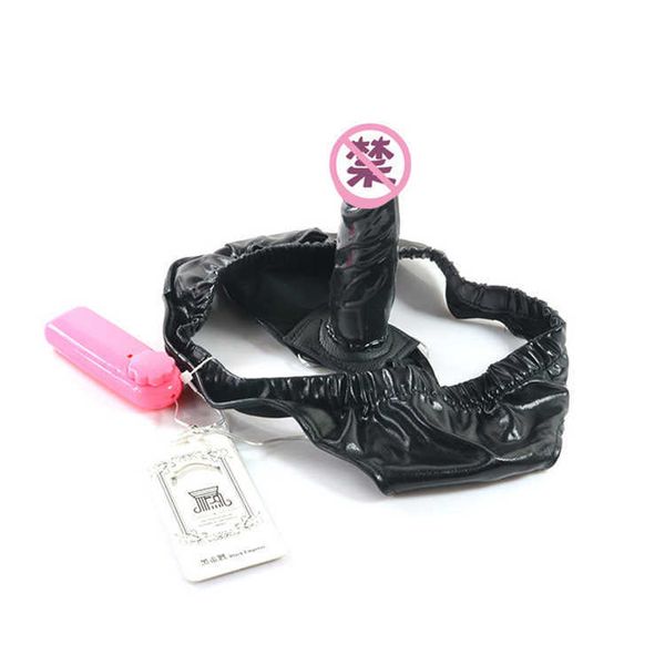 Sex Toys Women's Vibrating Penis Underpants com ferramentas de conforto embutidas para sair conveniente para esconder a paixão a qualquer momento