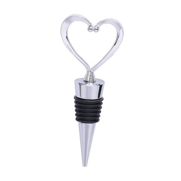 Strumenti da bar Tappo per bottiglia di vino champagne a forma di cuore San Valentino Regali di nozze Set Accessori Xb1 Drop Delivery Casa Giardino Cucina Dhjio