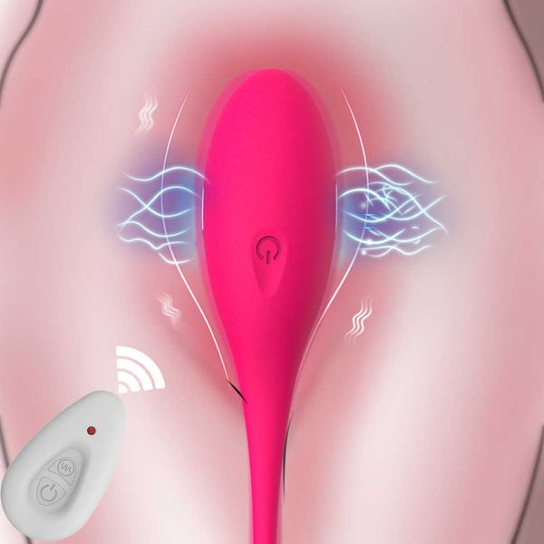 Articoli di bellezza Shock elettrico Kegel Palle vaginali Vibratore Telecomando senza fili Uovo vibrante Stimolazione del punto G Pallottola Giocattoli sexy Vibratori per le donne