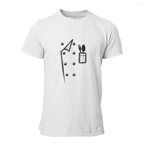 Herren-T-Shirts, lustiges Koch-Chef-Shirt, kulinarischer Geburtstag, individuelle Mode, Paare, passende Kawaii-Männerkleidung 7345