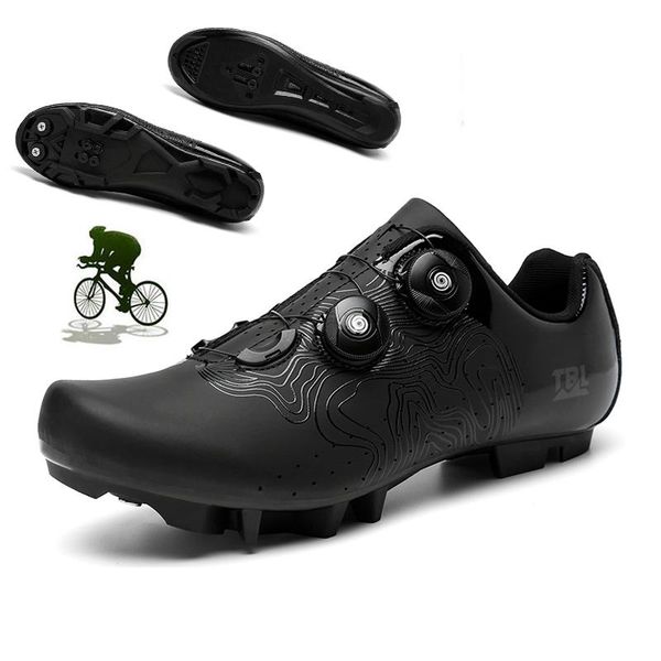 Calçados de ciclismo mtb tênis homens bicicletas de bicicleta de bicicleta feminino sapatos de bicicleta SPD Speed ​​Cleat Mountain Flat