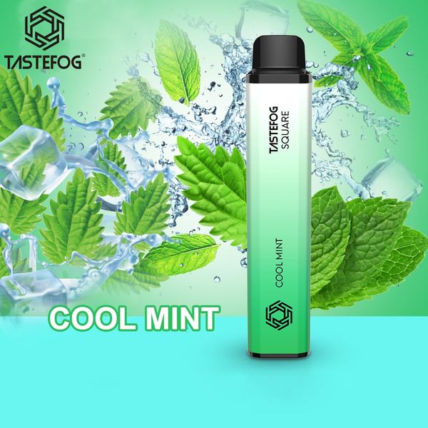 TasteFog Square Disponível Vape Pen 3500Puff Ecigarette 10ml 650mAh Bateria recarregável