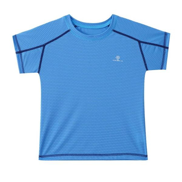 Lauftrikots für Kinder, Jungen, reine Farbe, atmungsaktiv, Netz, Basketball-T-Shirts, Rundhalsausschnitt, kurze Ärmel, lässig, Sport-T-Shirt, Tops, Sportbekleidung