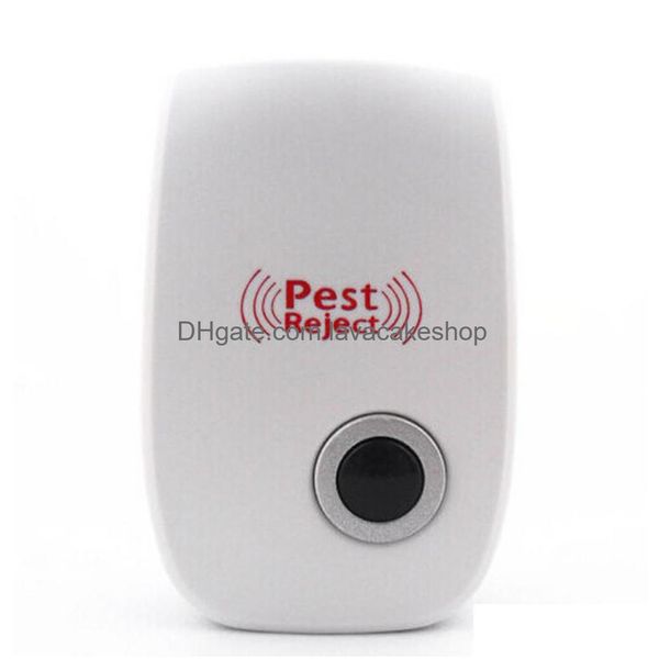 Disinfestazione elettronica Trasonic Repeller per insetti Bug Mouse Killer Us Plug 1 Pz Consegna goccia Giardino domestico Articoli vari per la casa Dhes2