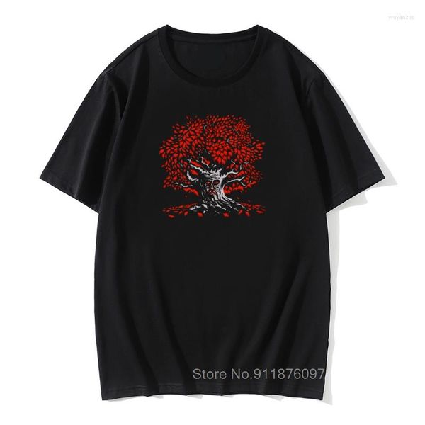 Мужские футболки Winter Coming Magic Tree Winterfell Weirwood Shirt For Men Picture Funky T-Shirt Round Neck Tee большого размера