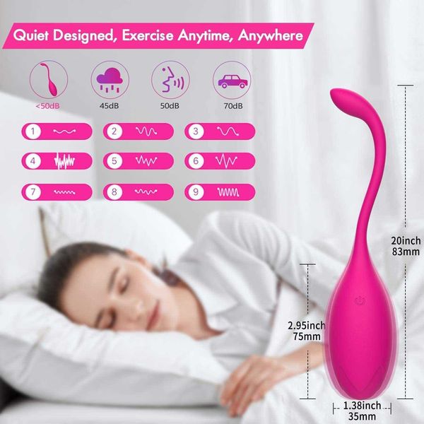 Schönheit Artikel Smart APP Drahtlose Fernbedienung Vibrator Vaginal Schrumpfen Ben Wa Kegel Ball G-punkt Vibrierende Ei Erwachsene sexy Spielzeug Für Frauen