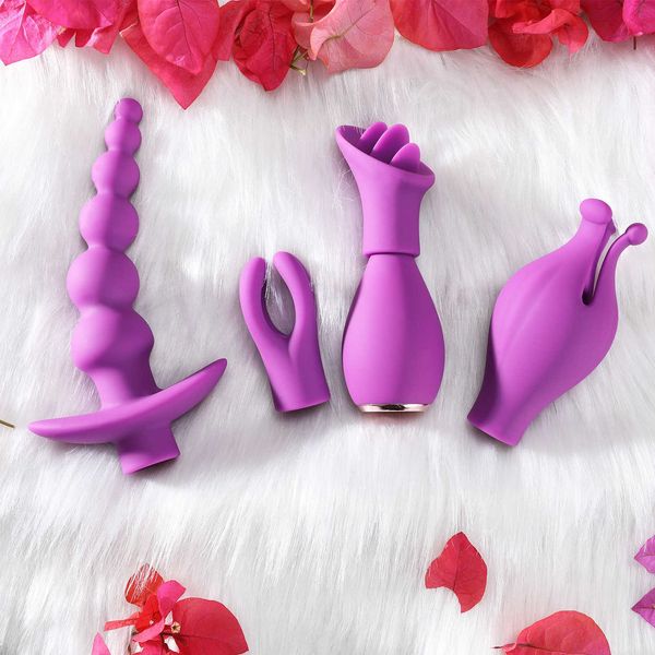 Beauty Items Neue Ankunft 10 Frequenz G-Punkt-Massage 5 IN 1 Vibrator Klitoris Stimulation Analmassagegerät sexy Spielzeug für Erwachsene Männer und Frauen