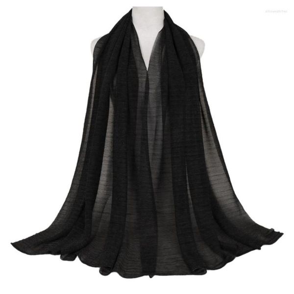 Lenços 200x75cm mulheres listradas listradas de seda douradas alongamentos respiráveis ​​meninas de alta qualidade Shawl Winter pescoço decoração quente