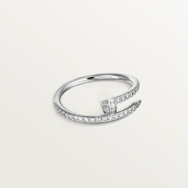 женские кольца дизайнерское кольцо для влюбленных Роскошные ювелирные изделия размер 6-11 Титановый сплав Позолоченный бриллиант Ремесло Модные аксессуары Никогда не исчезают чемпионские кольца