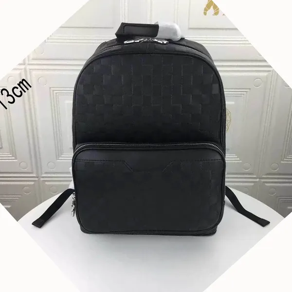 Totes uomo Zaino N40306 in pelle goffrata Designer Uomo Zaini motivo a scacchiera Cartelle di lusso Borsa da scuola per uomo Borse per laptop