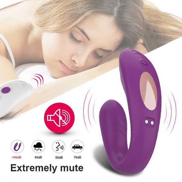 Беспроводные вибраторы Beauty Beauty Wireless U-форма для женщин для женщин.