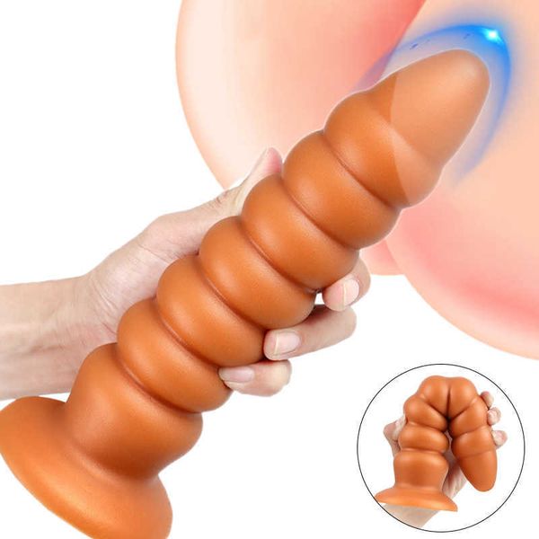 Schönheitsartikel sexy Shop Big Buttplug Soft Dildo Anal Plug Silicon Butt Annal Spielzeug Perlen Spielzeug für schwule Männer Frauen Vaginalbälle