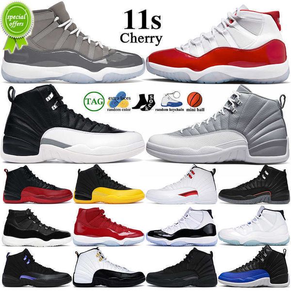 TOP OG Scarpe da basket uomo donna 11s 11 Cherry Cool Grey Bred Concord Gamma Blue 12 12s Stealth Hyper Royal Playoff Royalty Taxi Utility Grind