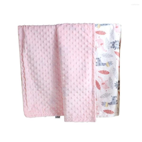Decken Baby Schlafdecke weiche Baumwolle doppelseitig bequemes Nickerchen -Quilt -Quilt Büro tragbar