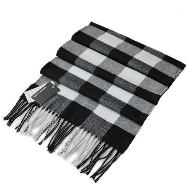 Sciarpe 2023 scialle moda coreana Europa plaid uomo e donna coppia inverno caldo sciarpa in cashmere scialle tartan scozzese1