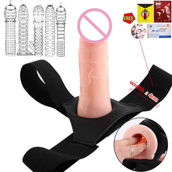 Brinquedos sexuais strap-on caldes-calcinha de pênis de pênis de pênis de pênis, apanha de manga de luva de pênis para homens adultos para homens