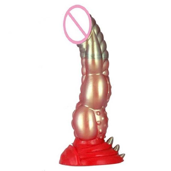 Itens de beleza Dildo de silicone realista Ponto G vaginal com ventosa Plug anal brinquedo sexy mãos-livres Enorme Dragão feminino Brinquedos para mulheres