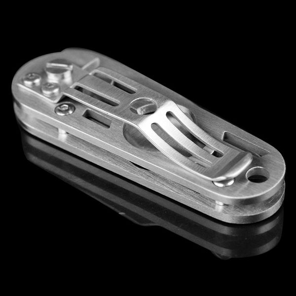 Tesoura de aço inoxidável cortador de charutos - Design criativo estilo faca com clipe de cinto portátil - Acessórios para charutos