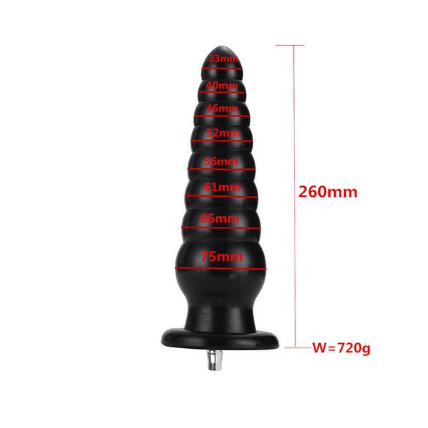 Itens de beleza ROUGH BEAST Plugue anal grande para máquina sexy Vac-U-Lock Interface Love Machine Women Dildo Masculino Anus Vibrador Adulto Estimulador