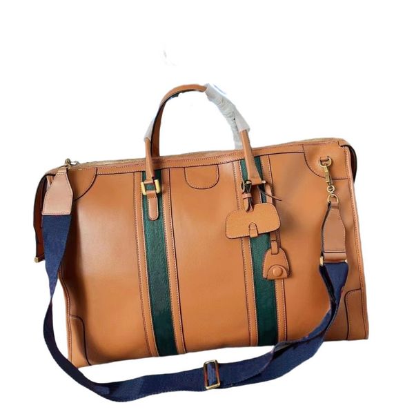 Designer-Reisetaschen, rote und grüne Streifen, Reisetaschen, Reisetaschen, Gepäck, Wochenend-Reisetaschen, Herren- und Damengepäck, Reisehandtasche, Tote270L