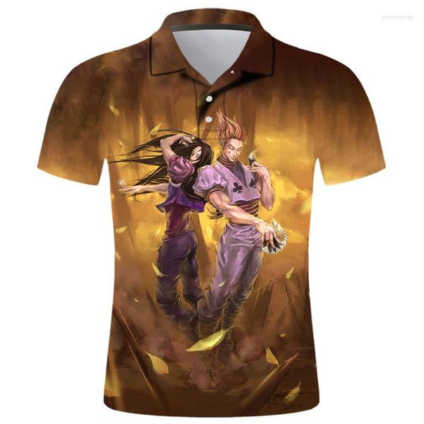 Erkek Polos Polo Gömlek X 3D Baskılı Erkekler Ropa Moda Camisas Street Giyim Sıradan Hombres Serin Kısa Kollu De Hombre