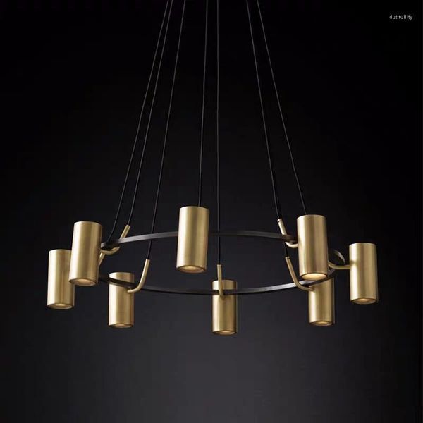 Подвесные лампы RH Light Luxury Post-Tomodern Modern Modern Living Living Chandelier Простая лампа для столовой