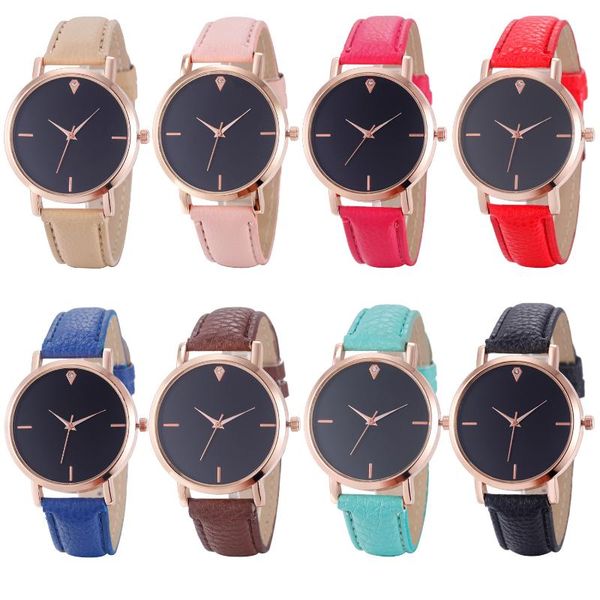Armbanduhren Wirst Uhr Frauen Mädchen Einfache Stil Quarz Handgelenk Dünne Lederband Casual Uhren 2023 Ankunft Luxus Est