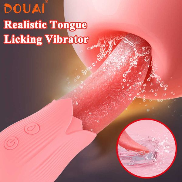 Seks oyuncak vibratör gül klitoris vibratör gerçekçi dil yalama kadın 10 mod g spot uyarıcı meme oyuncakları kadınlar için