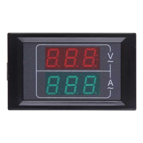 Digitales Voltmeter, Amperemeter, AC50–500 Ampere, Spannung, Strom, Volt, Amperemeter, Tester, 3 Bits, Dual-LED-Anzeige (rot-grün)