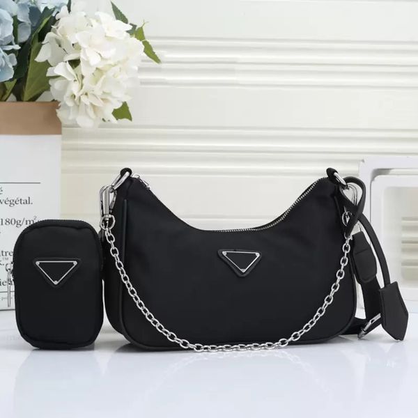 2023 Verkauf 3 -teiliges Damen Luxurys Designer Taschen Handtaschen Hobo Geldbörse Lady Handtasche Crossbody Schulterkanal Totes Mode Brieftaschen kostengünstiger Mann