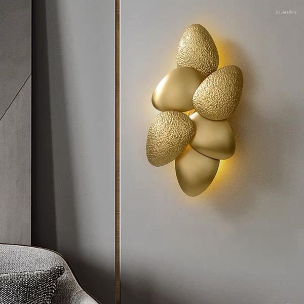 Wandlampen Originalität LED-Leuchten Gold Edelstahl Design G9 Lampe für Esszimmer Foyer Korridor Dekorieren Wandleuchte Beleuchtung