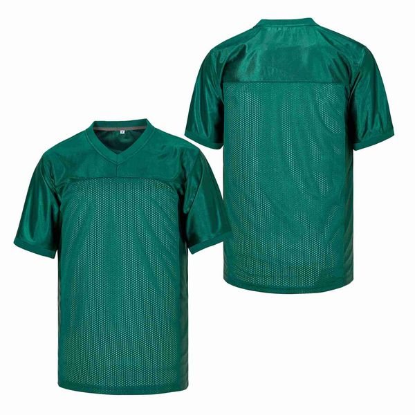 Número personalizado da camisa de futebol autêntico verde escuro