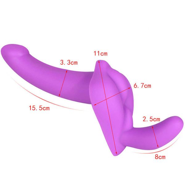 Articoli di bellezza DildoPer donne Marito e strap-on Moglie Coppia Anale sexy Toys Lesbiche Doppia penetrazione sexyual Harness Prodotti erotici Negozio