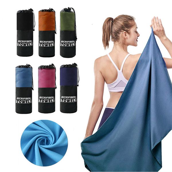 Kapak ups Seyahat için Büyük Boy Mikrofiber Havlular Spor Hızlı Kurutma Süper Emici Ultra Yumuşak Koşu Spor Salonu Plaj Yüzme Yoga Havlusu 230107