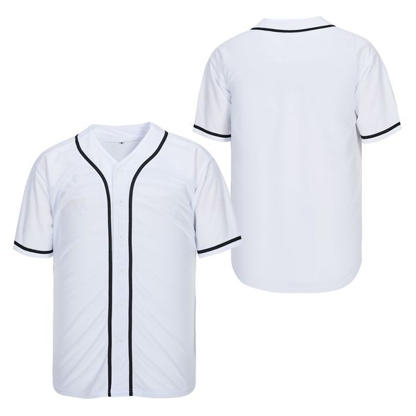 Numero di cucitura da baseball bianco/nero personalizzato