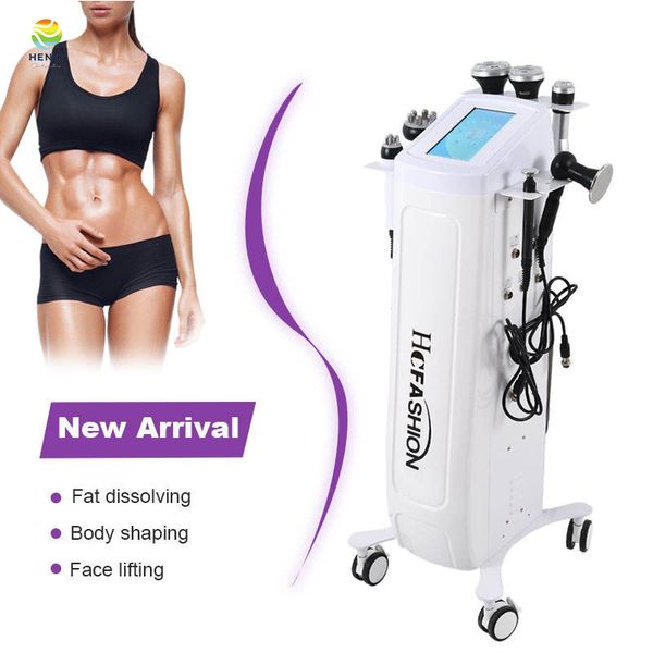 Body Slimming Massager 6D Laserfunkfrequenz schnelle Kapseln Mikronekryo -Kavitation Vakuum RF -Schlampe