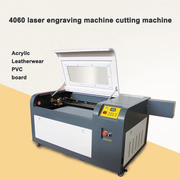 Kesme Bıçağı 4060 Lazer Kesici Makinesi 50W Mini CNC LAZING GRACKRIVER VE KESME MAKİNESİ Akrilik Kağıt Ahşap