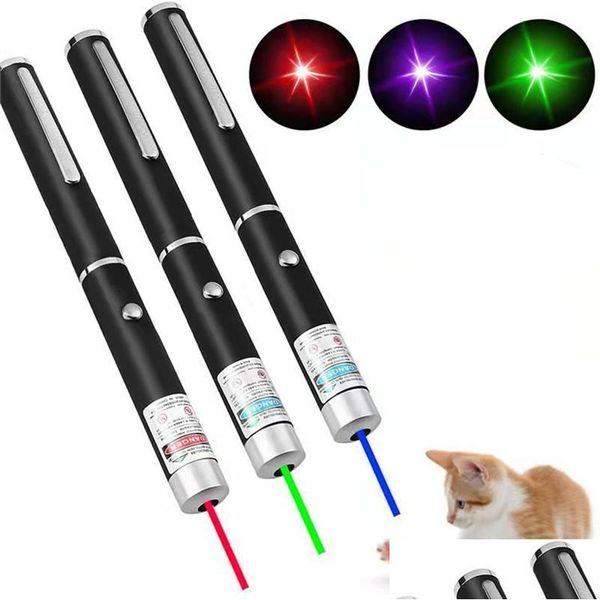 Partybevorzugung 5mw Laser Pointer Stift Outdoor Cam Teaching Conference liefert lustige Katzenspielzeug kreative Geschenk Drop Lieferung Hausgarten Fes DHWBT