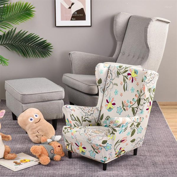 Sandalye çocukları kapsar çocuklar boyutu küçük kanatlı çiçek baskılı koltuklar slipcovers elastik çıkarılabilir çocuk kanepe oturma odası çocuk için kapak