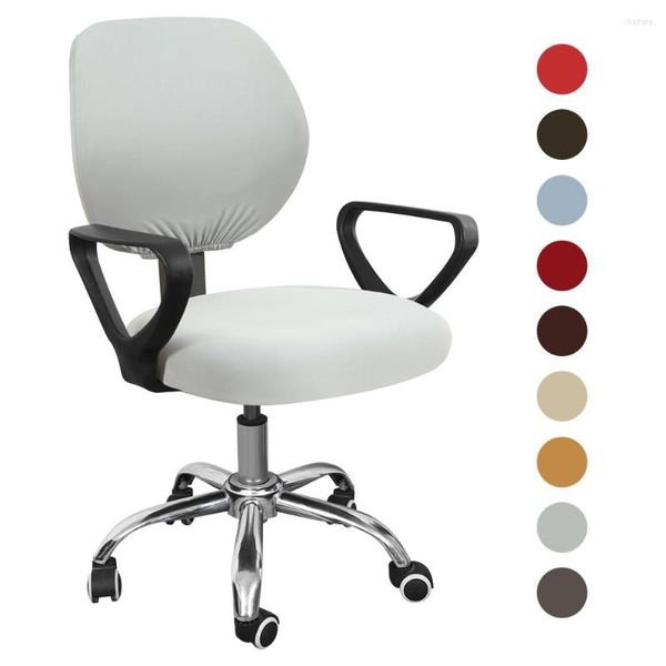 Coprisedie Coprisedie per computer da ufficio Universal Rotate Desk Seat Slipcover Home Back Elastic