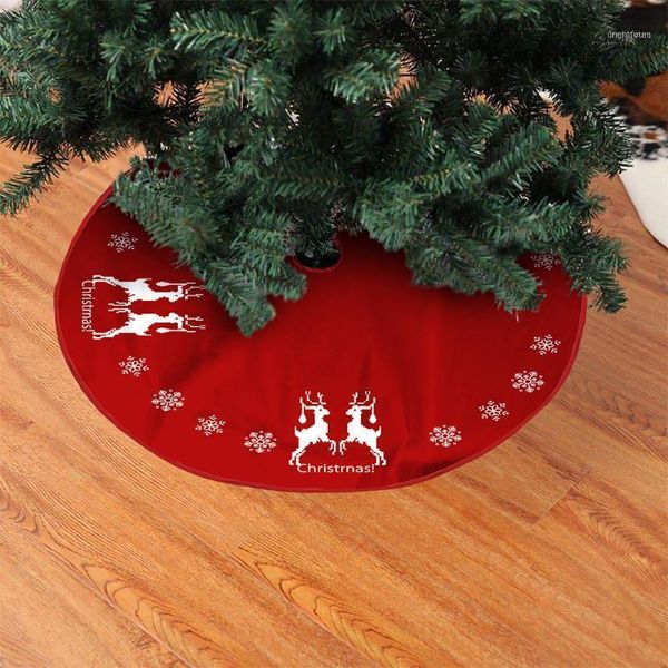 Decorações de Natal 48 polegadas Salia Tree Ornament Fashion-costura a mão Red Edge Edge Holida de Natal Rússica