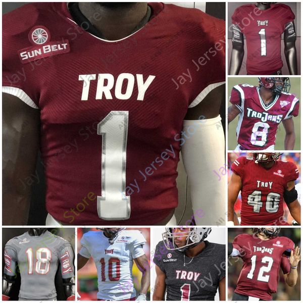 Maglie da calcio 2020 Maglia da calcio personalizzata Troy Trojans Ncaa College Will Choloh Reddy Steward B.j. Smith Jacob libera Richard Jibunor