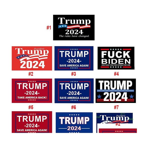 Banner Flags 20 Styles Trump 3x5 ft 2024 Elereect Take America Back Flag con tetti a bordo di ottone Patriotic Drople Deliver Home Garden Fest Dhdns