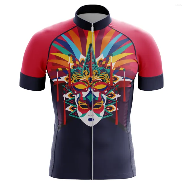 Herren-T-Shirts, stilvoll für Italien, kurzärmelig, Radsportbekleidung, Anti-Schweiß-Fahrradtrikot, Outdoor-Sportbekleidung, Top, neuartige Reitbekleidung