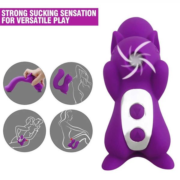 Itens de beleza Vibrador de sucção de 10 frequência Dildo Clitóris Sucção Brinquedos sexy para mulheres Muito quieto Mamilo Clitoriano Vagina Masturbador Brinquedo sexy