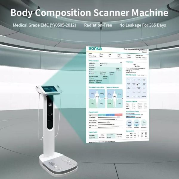 Escalas profissionais de peso corporal EUA Analisador quente Bodi 570 Escala 3D Máquina de varredura 270 Escalas Dispositivo de análise de bioimpedância