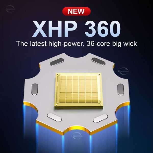 Фонари факелы Супер яркие XHP360 Мощные фонарики.