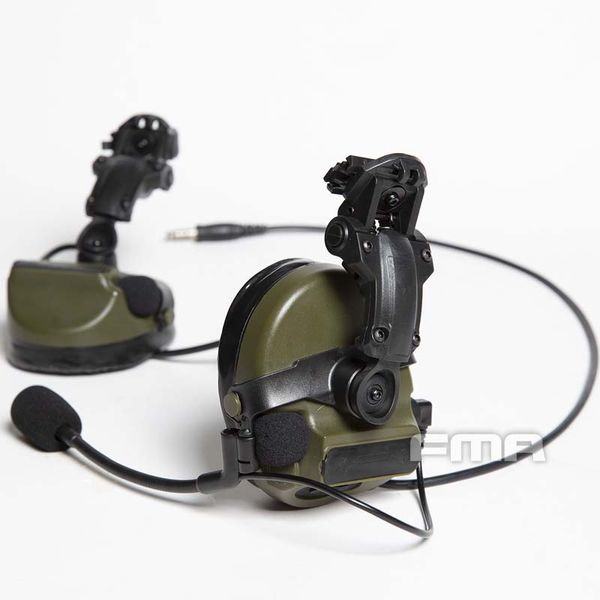 Taktisches Headset COMTAC II III Helm ARC Rail Bracket Adapter COMTAC3 Mikrofon