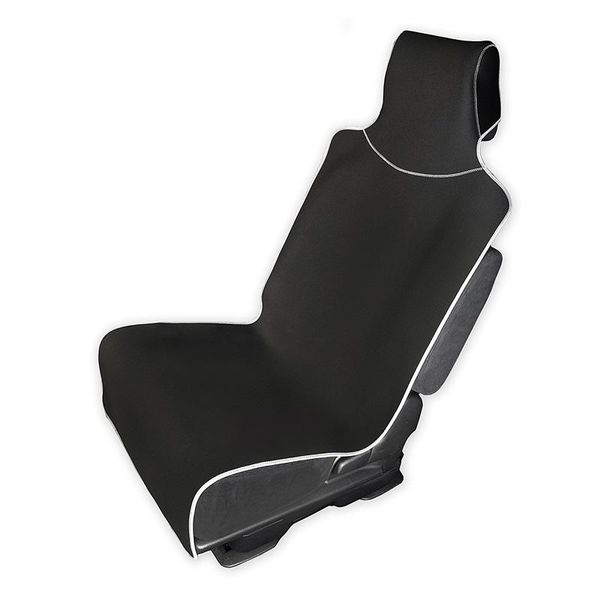 Araba koltuğu kapaklar 1pc yastık koruyucusu evrensel her türlü koltuk için uygun SUVS su geçirmez koruma siyah/gri