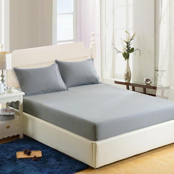 Set di lenzuola Lenzuolo con angoli Fascia elastica Coprimaterasso Home Letto El Biancheria da letto antiscivolo Copriletto